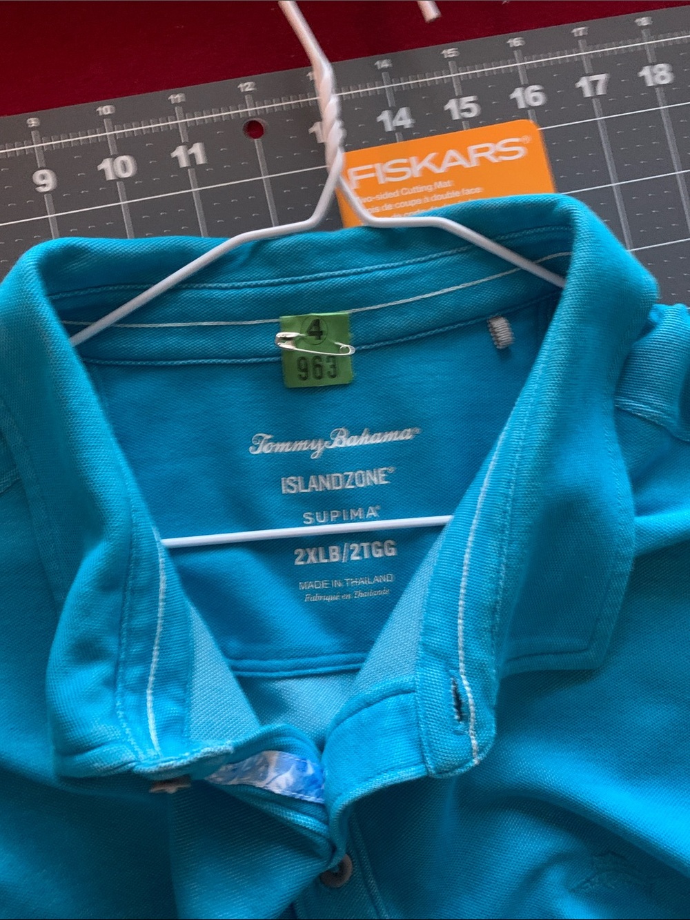 Tommy Bahama Men’s Polo Shirt in Bright Teal